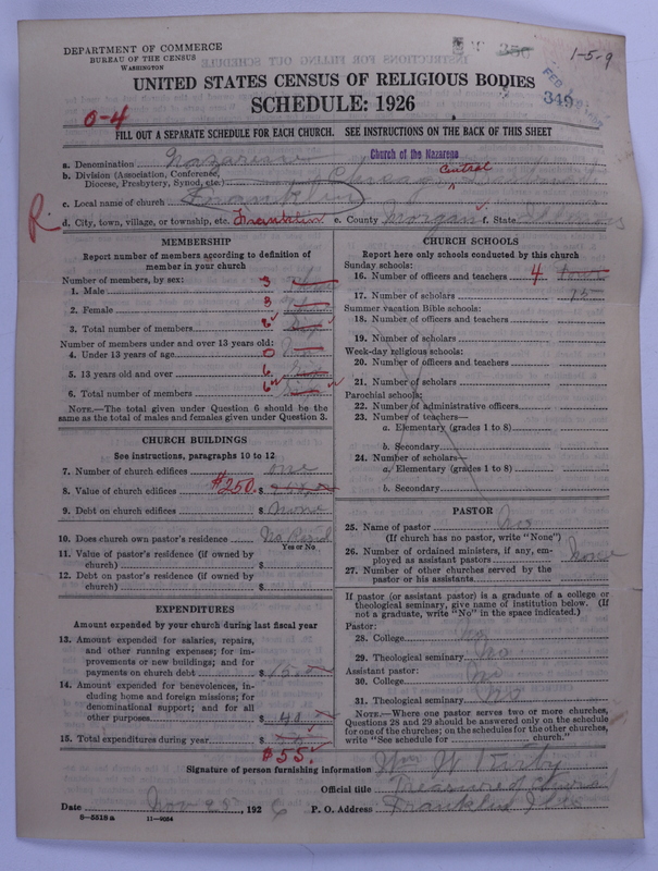 Scan of Church of the Nazarene: 349