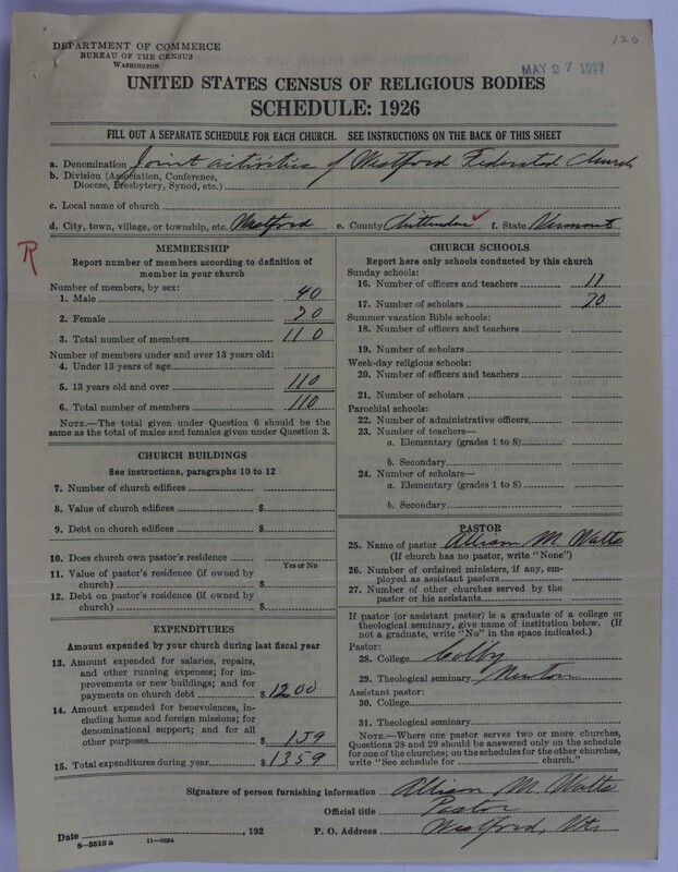 Scan of Federated Churches: 51
