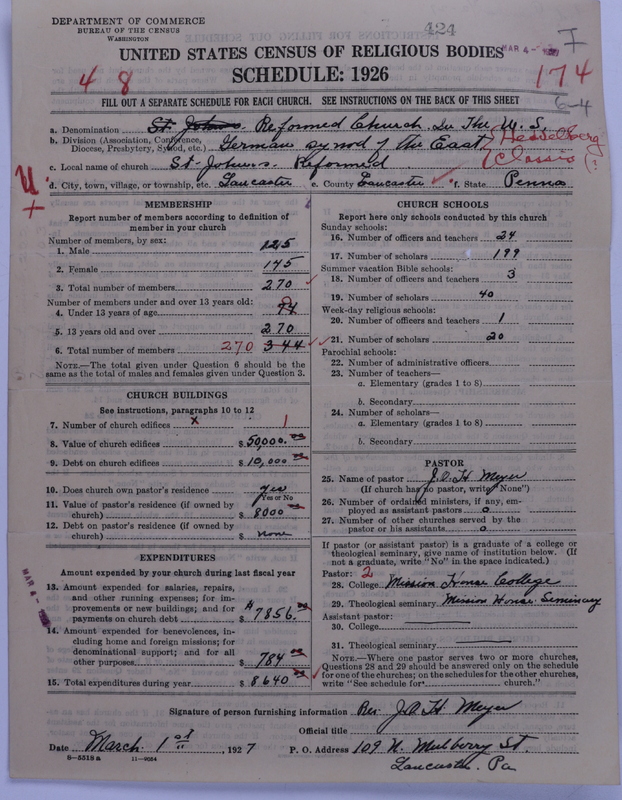 Scan of Reformed Church in the United States: 424