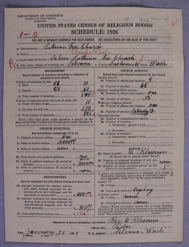 Scan of Lutheran Free Church: 379