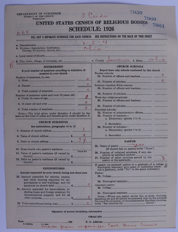 Scan of Methodist Episcopal Church: 7060