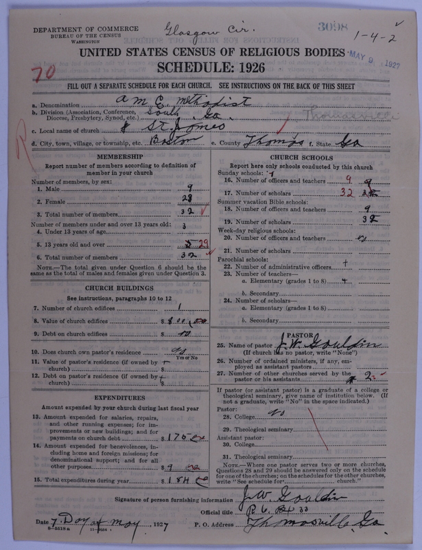 Scan of African Methodist Episcopal Church: 3098