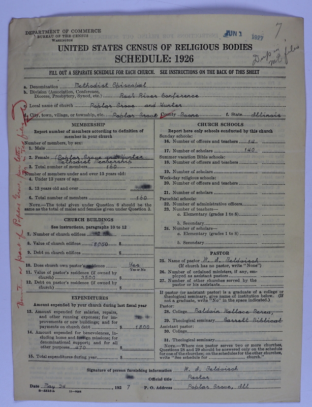 Scan of Federated Churches: 7