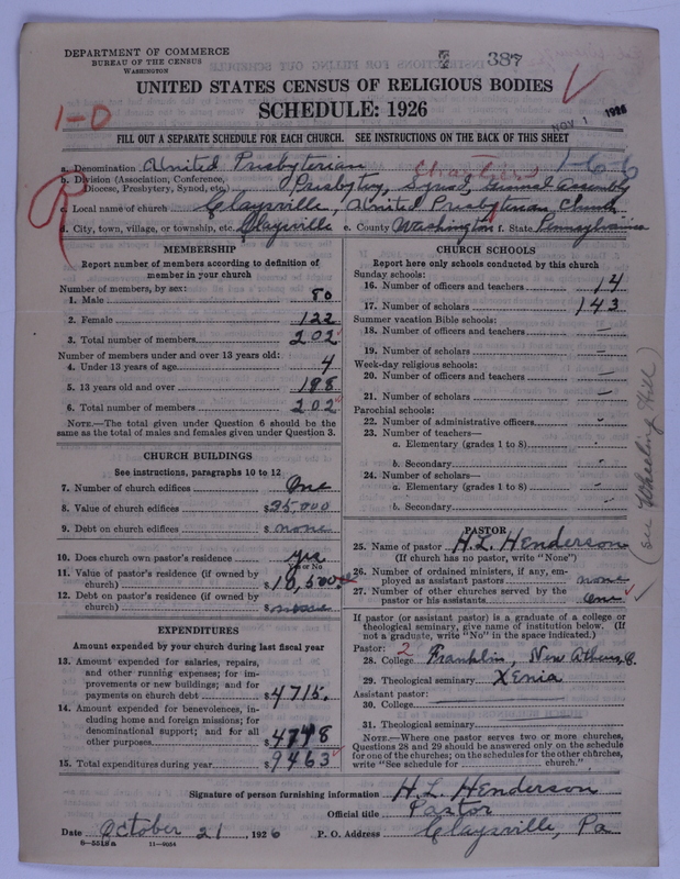 Scan of United Presbyterian Church of North America: 387