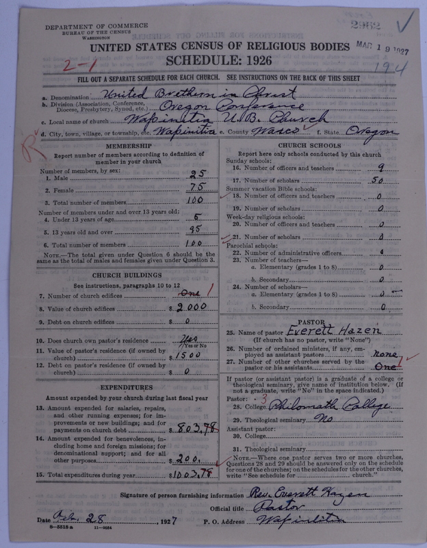 Scan of Church of the United Brethren in Christ: 2962