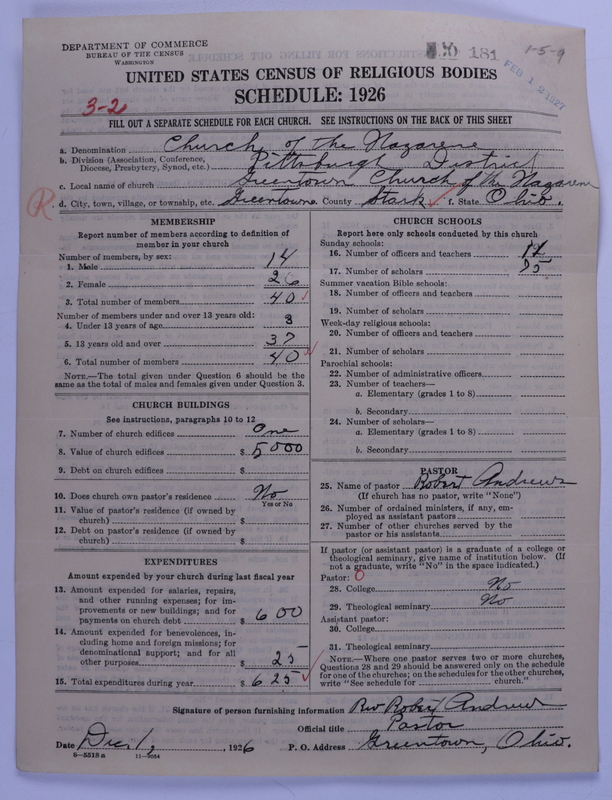 Scan of Church of the Nazarene: 181