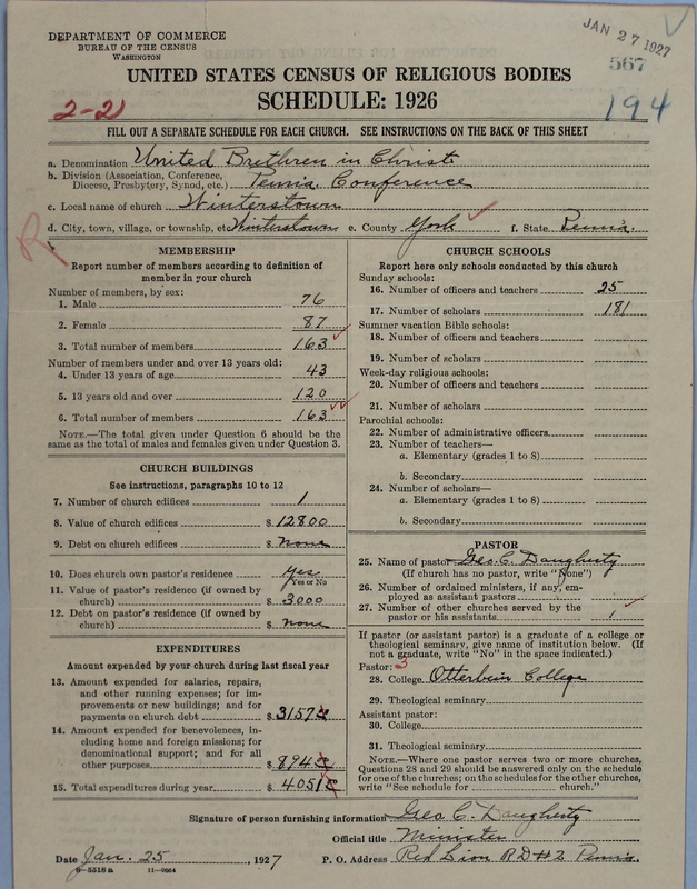 Scan of Church of the United Brethren in Christ: 567