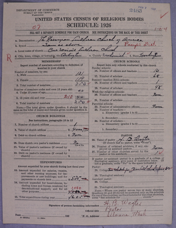 Scan of Norwegian Lutheran Church of America: 2484