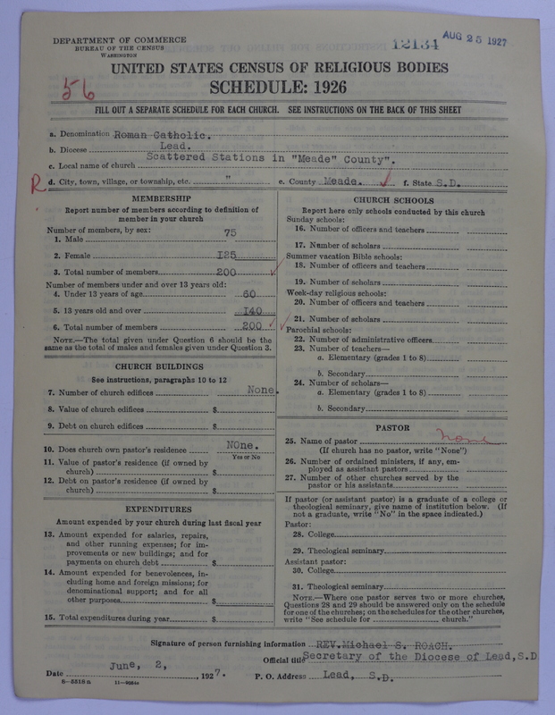 Scan of Roman Catholic Church: 12134