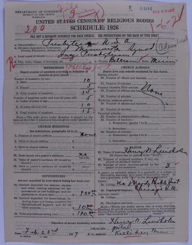 Scan of Presbyterian Church in the United States of America: 4404