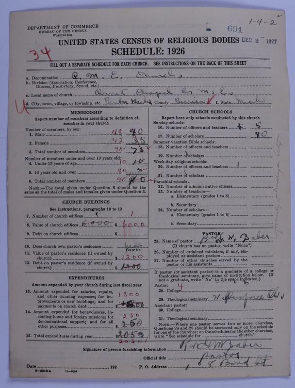 Scan of African Methodist Episcopal Church: 691