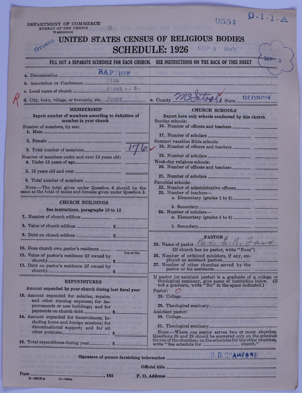 Scan of Negro Baptists: 9554