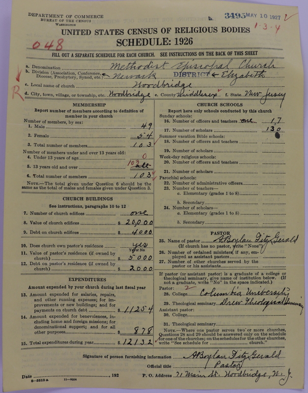 Scan of Methodist Episcopal Church: 3495