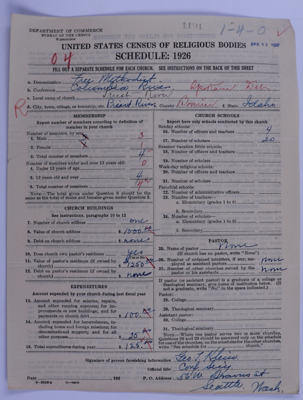 Scan of Free Methodist Church of North America: 1191