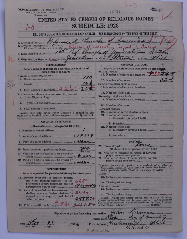 Scan of Reformed Church in America: 570