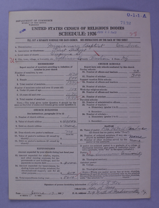 Scan of Negro Baptists: 7132
