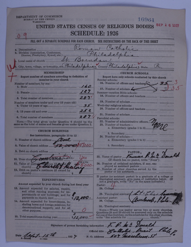 Scan of Roman Catholic Church: 16964