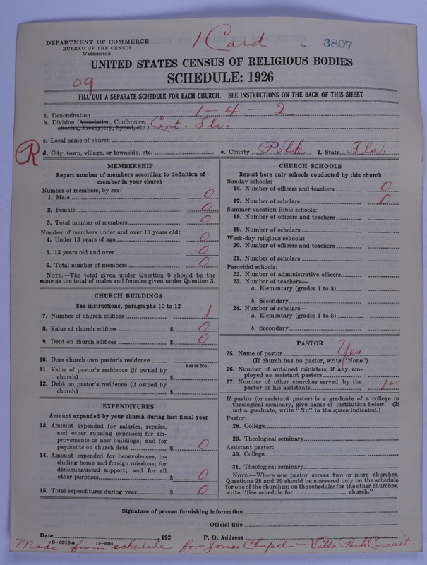 Scan of African Methodist Episcopal Church: 3807