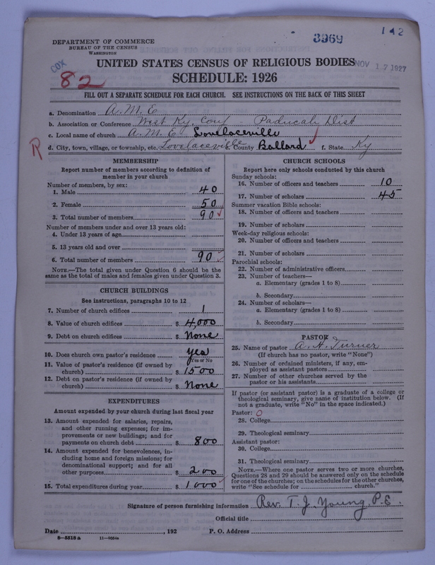 Scan of African Methodist Episcopal Church: 3969