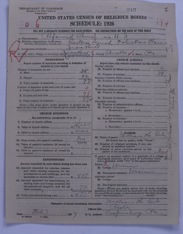 Scan of Reformed Church in the United States: 219