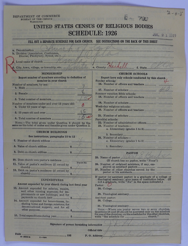 Scan of Church of God (Headquarters, Anderson, Ind.): 799