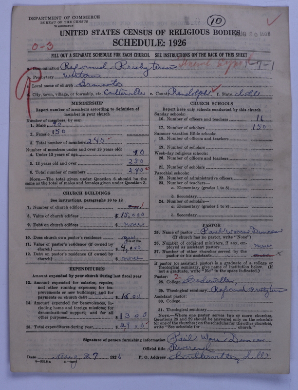 Scan of Reformed Presbyterian Church in North America, General Synod: 10