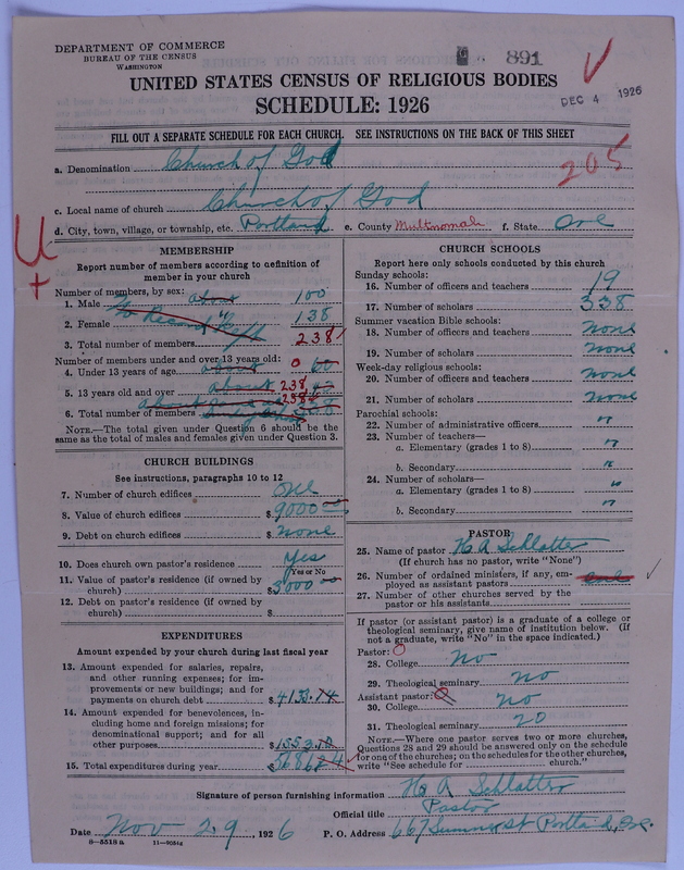 Scan of Church of God (Headquarters, Anderson, Ind.): 891