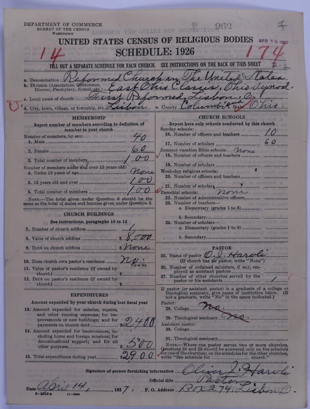 Scan of Reformed Church in the United States: 962