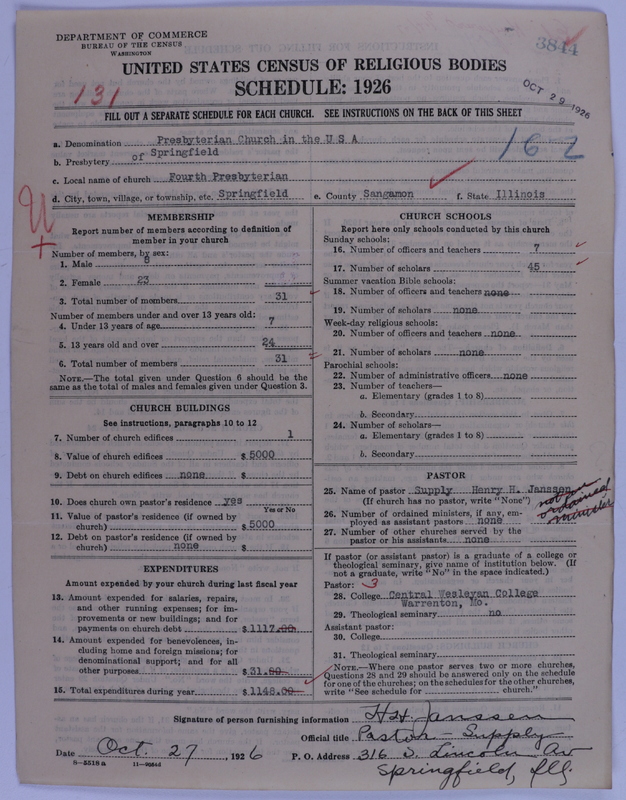 Scan of Presbyterian Church in the United States of America: 3844