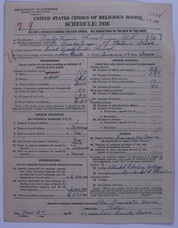 Scan of Presbyterian Church in the United States: 3144