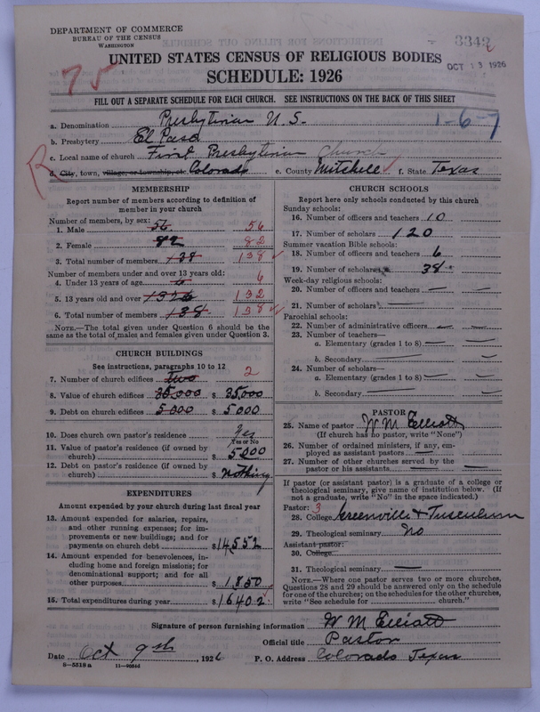 Scan of Presbyterian Church in the United States: 3342