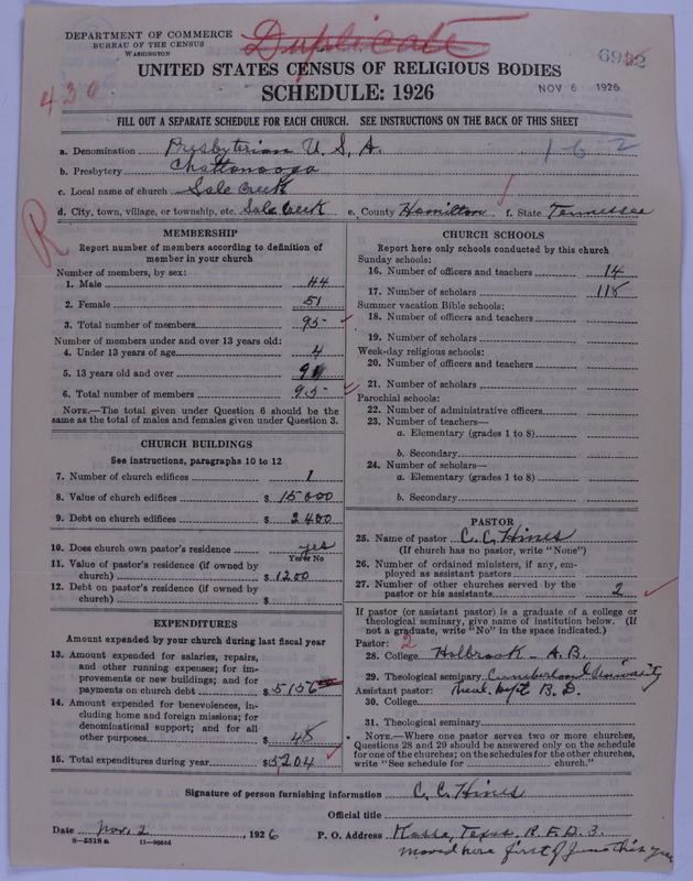 Scan of Presbyterian Church in the United States of America: 6932