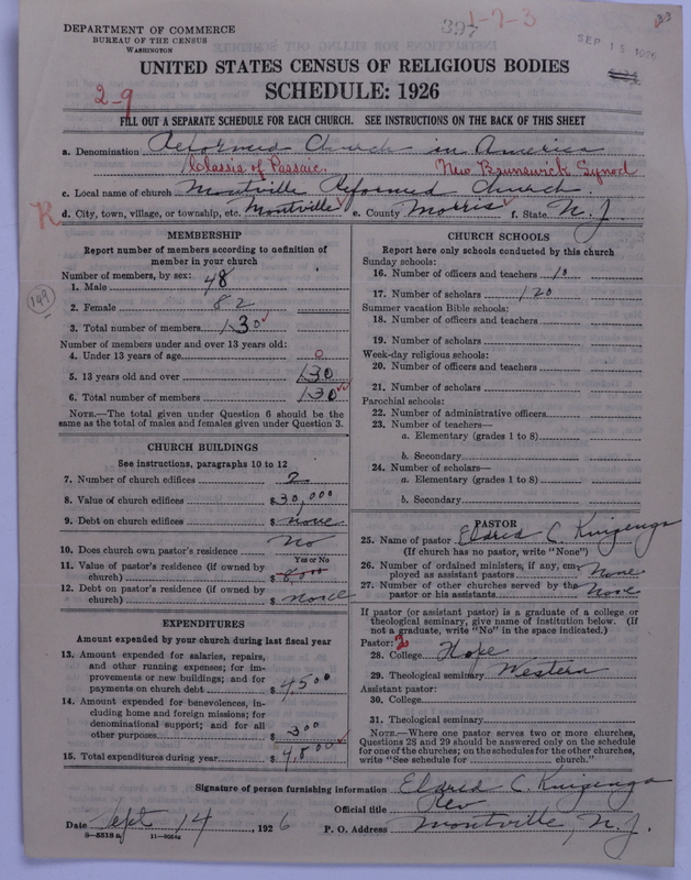 Scan of Reformed Church in America: 397