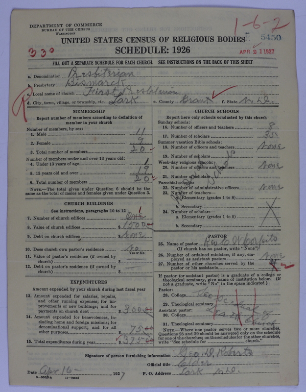 Scan of Presbyterian Church in the United States of America: 5450