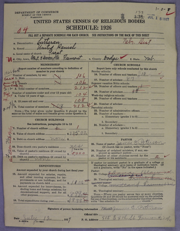 Scan of United Danish Evangelical Lutheran Church in America: 133