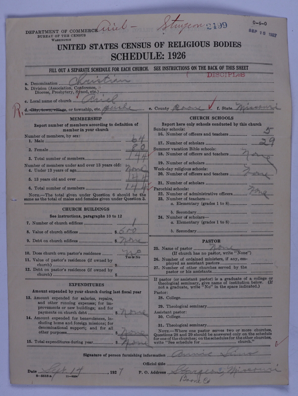 Scan of Disciples of Christ: 2499