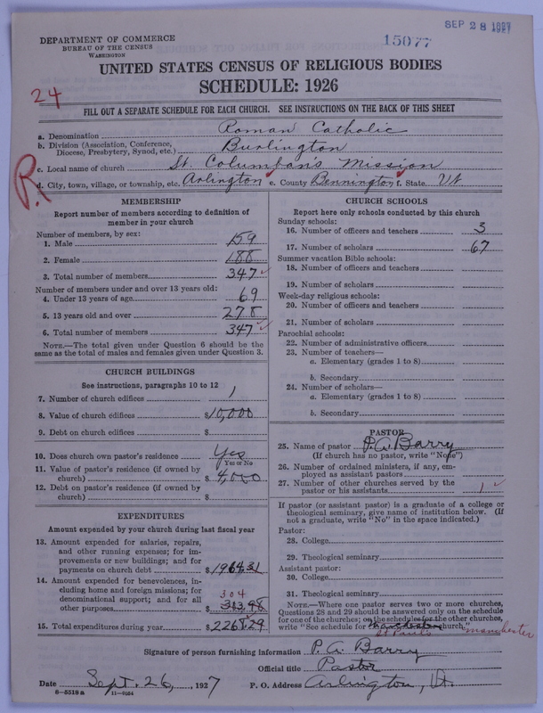 Scan of Roman Catholic Church: 15077