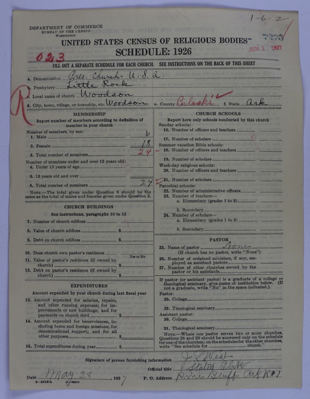 Scan of Presbyterian Church in the United States of America: 7273