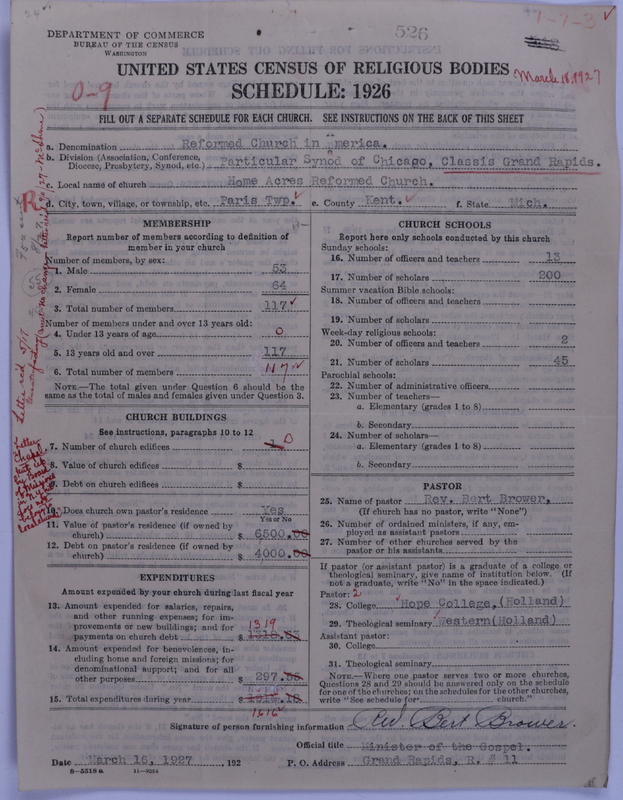 Scan of Reformed Church in America: 526