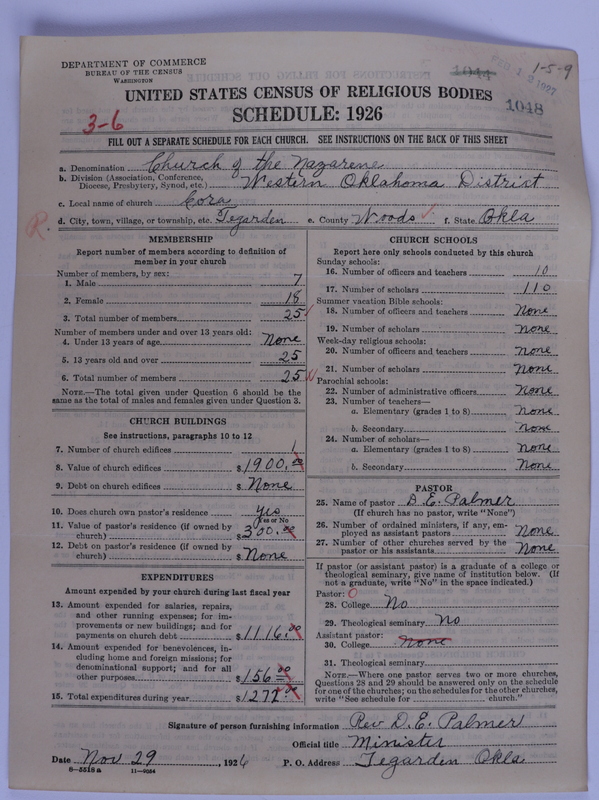 Scan of Church of the Nazarene: 1048