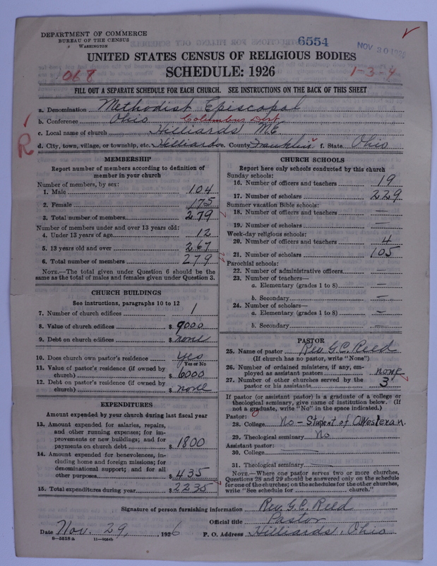 Scan of Methodist Eiscopal Church: 6554