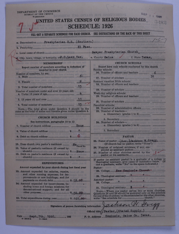 Scan of Presbyterian Church in the United States: 3212