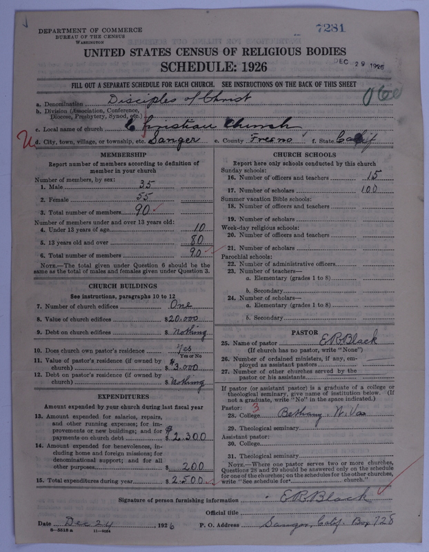 Scan of Disciples of Christ: 7281