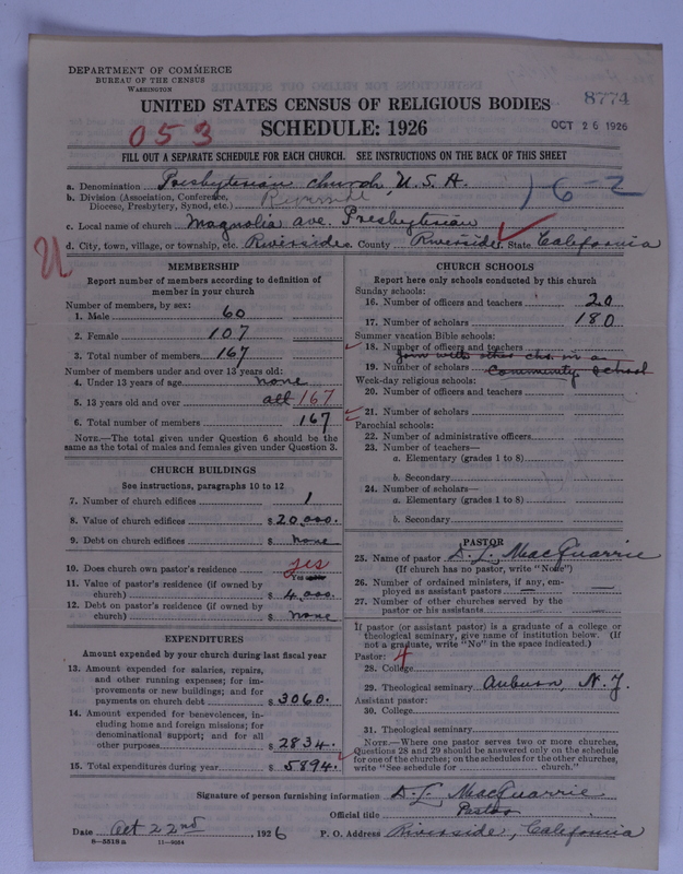 Scan of Presbyterian Church in the United States of America: 8774