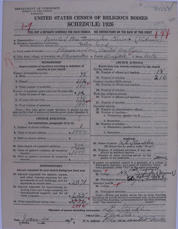 Scan of Church of the United Brethren in Christ: 2073