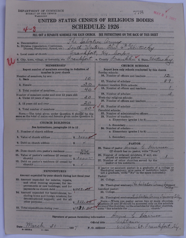 Scan of Salvation Army: 778