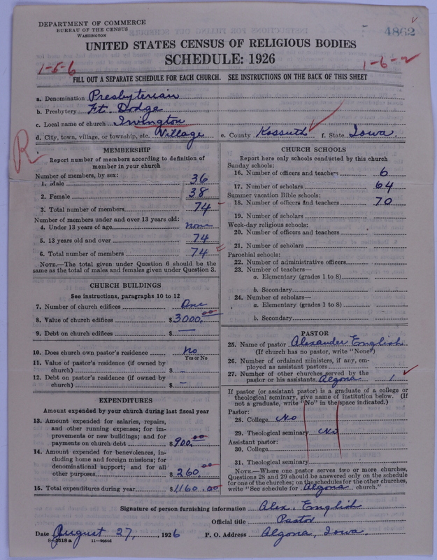 Scan of Presbyterian Church in the United States of America: 4862