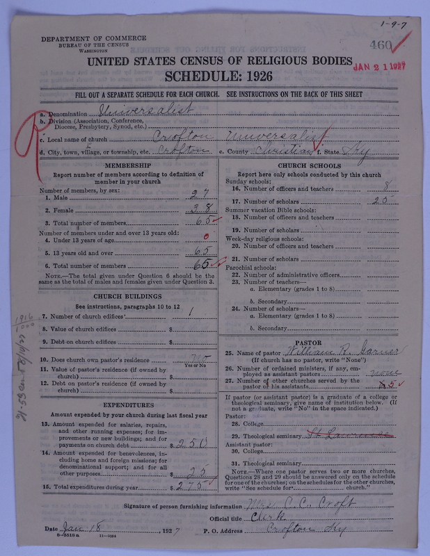 Scan of Universalist Church: 460