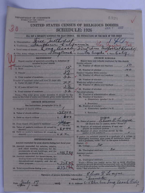 Scan of Free Methodist Church of North America: 1326