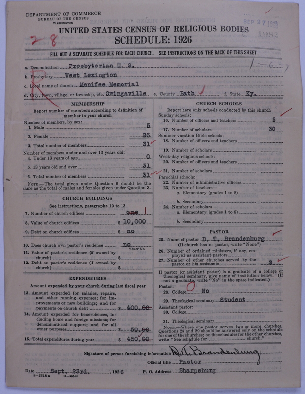 Scan of Presbyterian Church in the United States: 1982